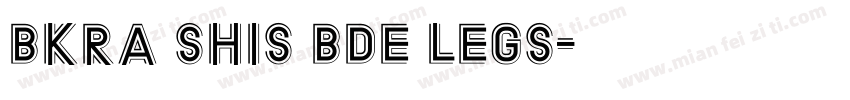 bkra shis bde legs字体转换